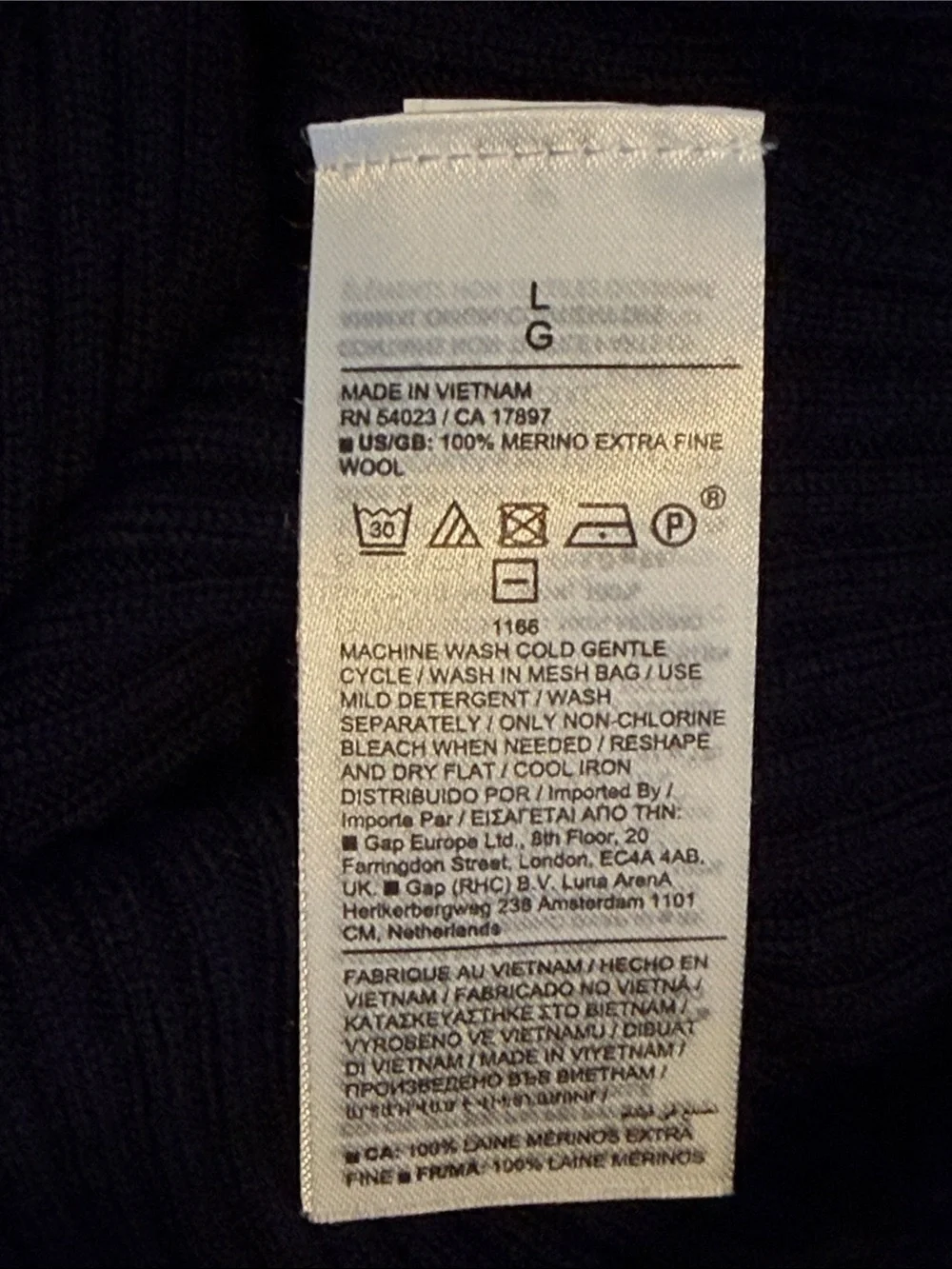 Banana Republic Wool Turtleneck Sweater in black
